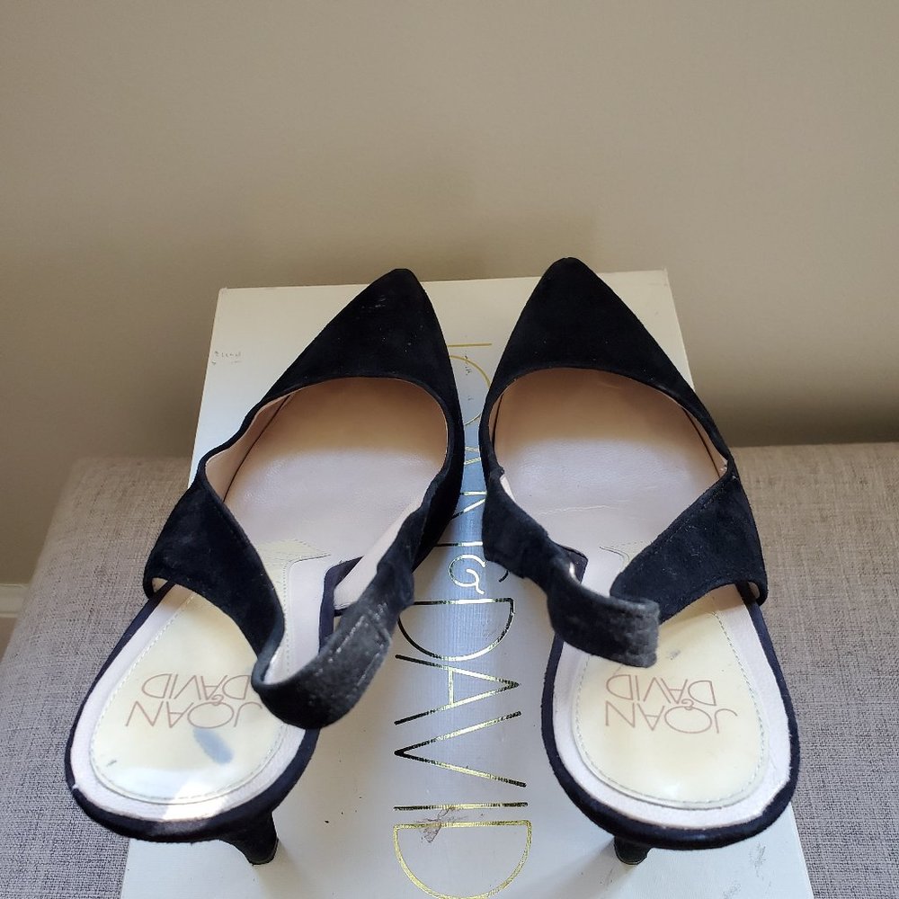 Joan and David Ladies Suede Sling Back Heals - Picture 6 of 8